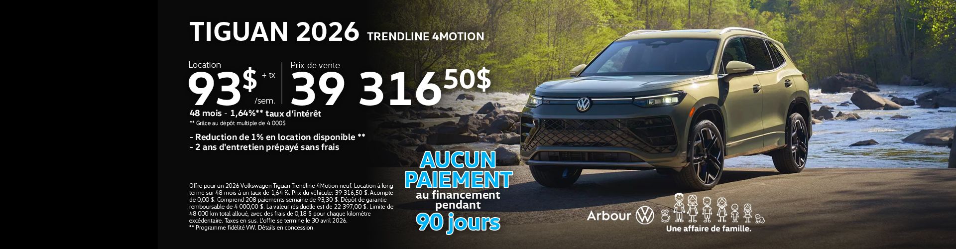 Tiguan 2026 Trendline 4motion