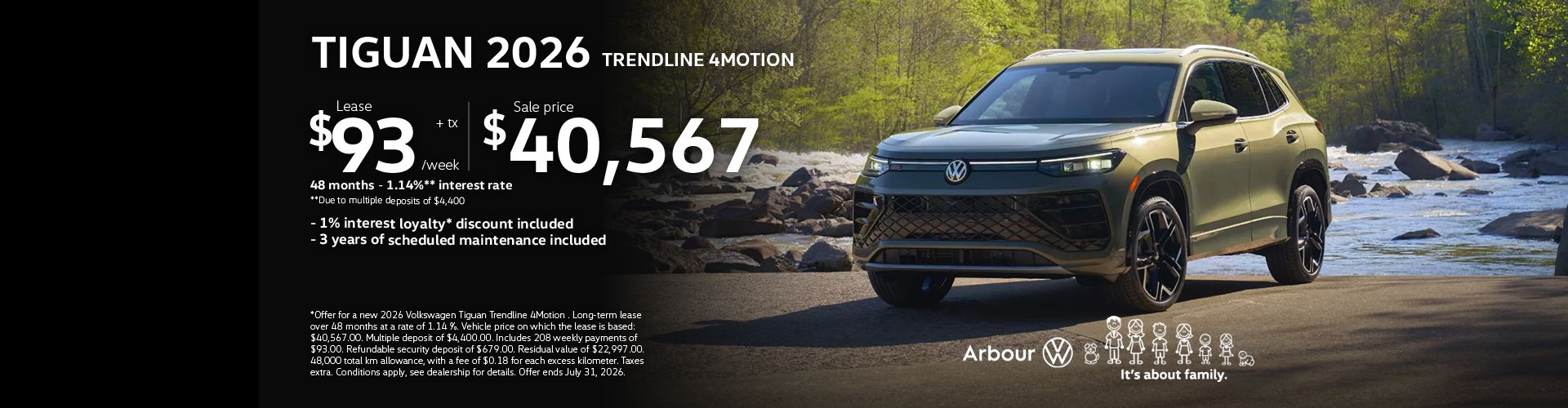 Tiguan 2026 Trendline 4motion