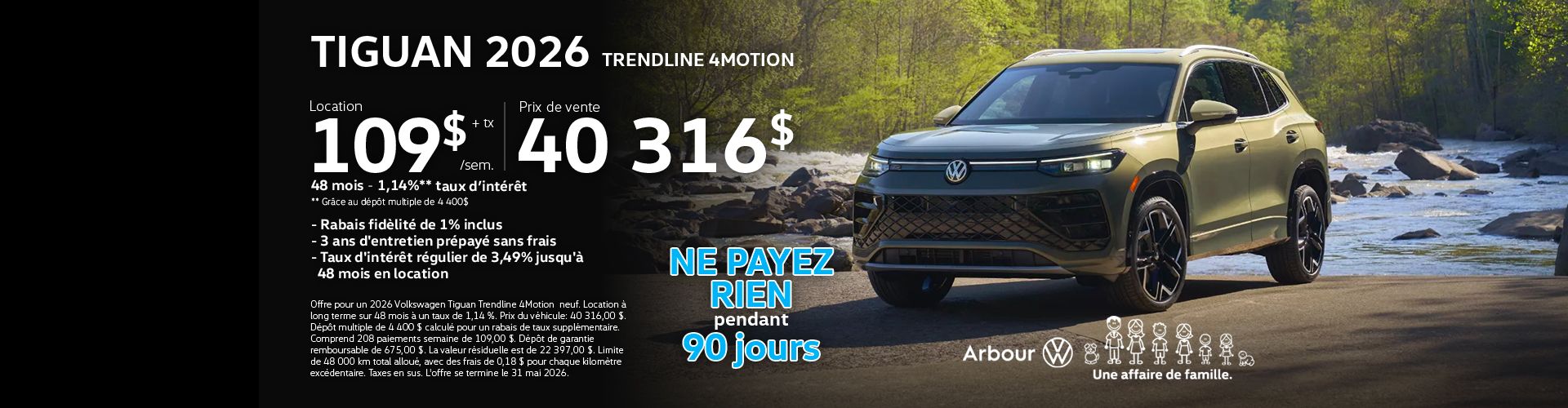 Tiguan 2026 Trendline 4motion