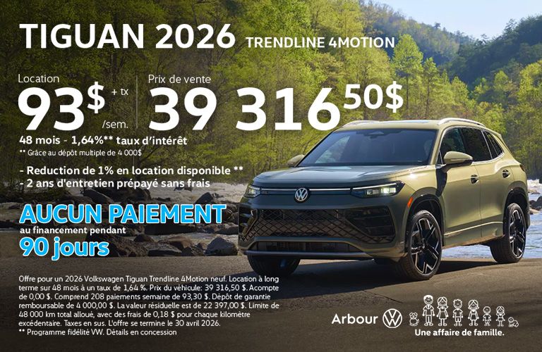 Tiguan 2026 Trendline 4motion