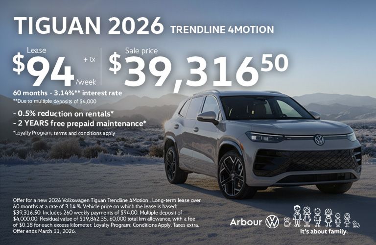 Tiguan 2026 Trendline 4motion