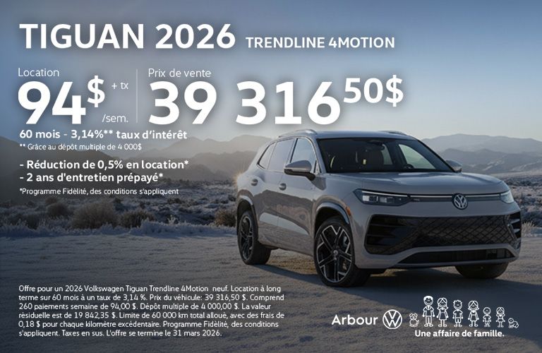 Tiguan 2026 Trendline 4motion