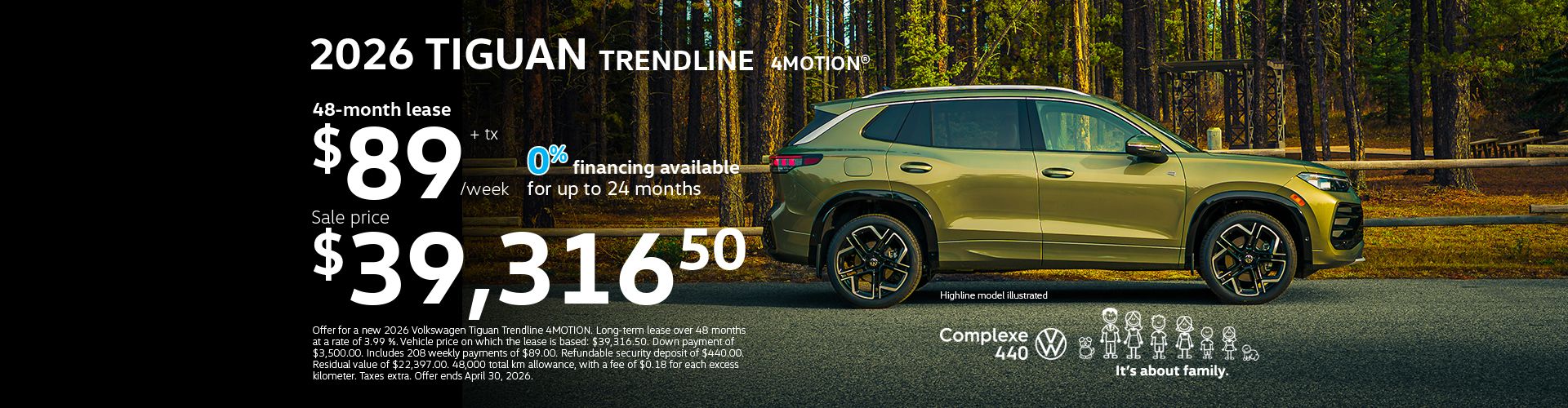 Tiguan 2026 Trendline 4motion