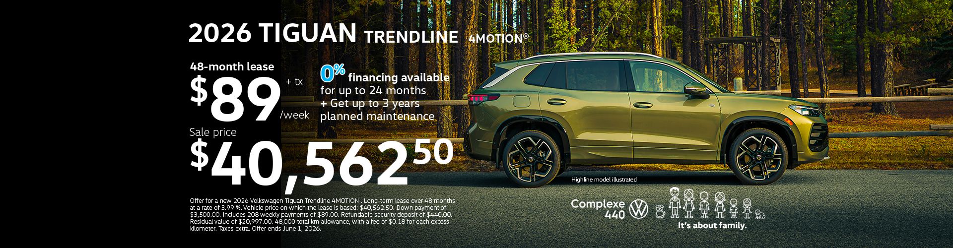 Tiguan 2026 Trendline 4motion