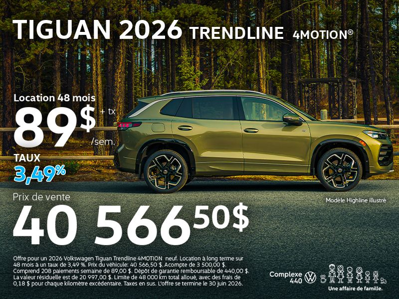 Tiguan 2026 Trendline 4motion