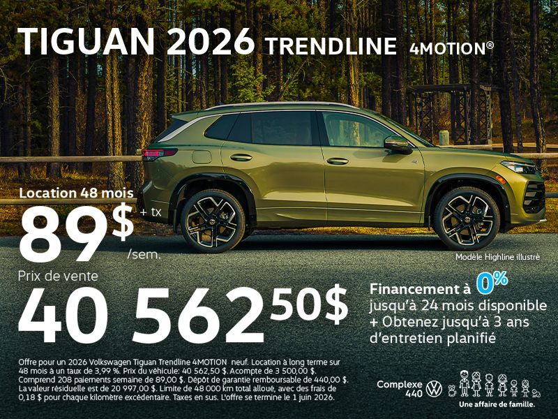 Tiguan 2026 Trendline 4motion