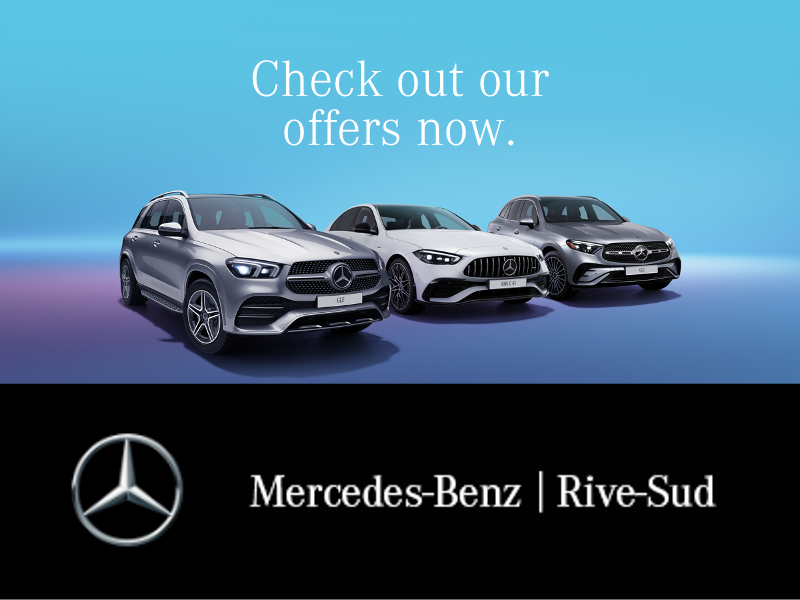 Check out this month's offers at Mercedes-Benz Rive-Sud