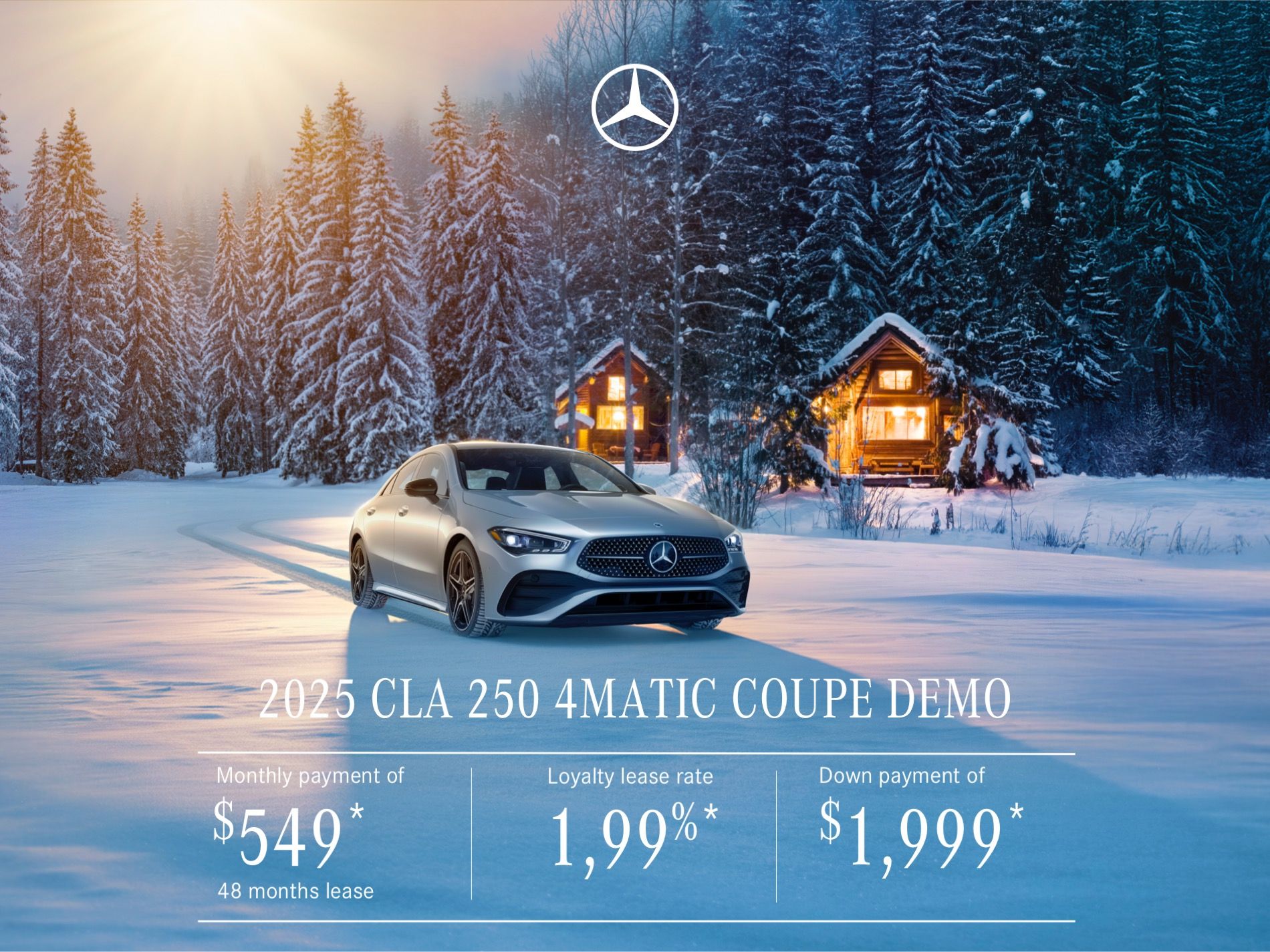 Offer on the CLA 250 Coupe, 2025