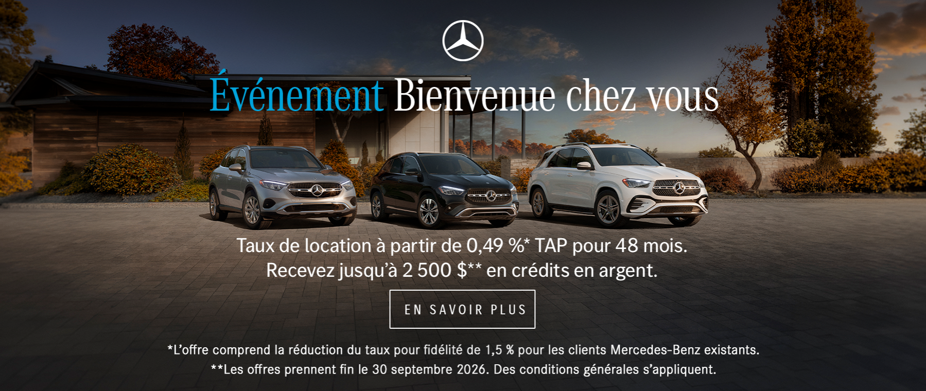 ÉVÉNEMENT BIENVENUE CHEZ VOUS