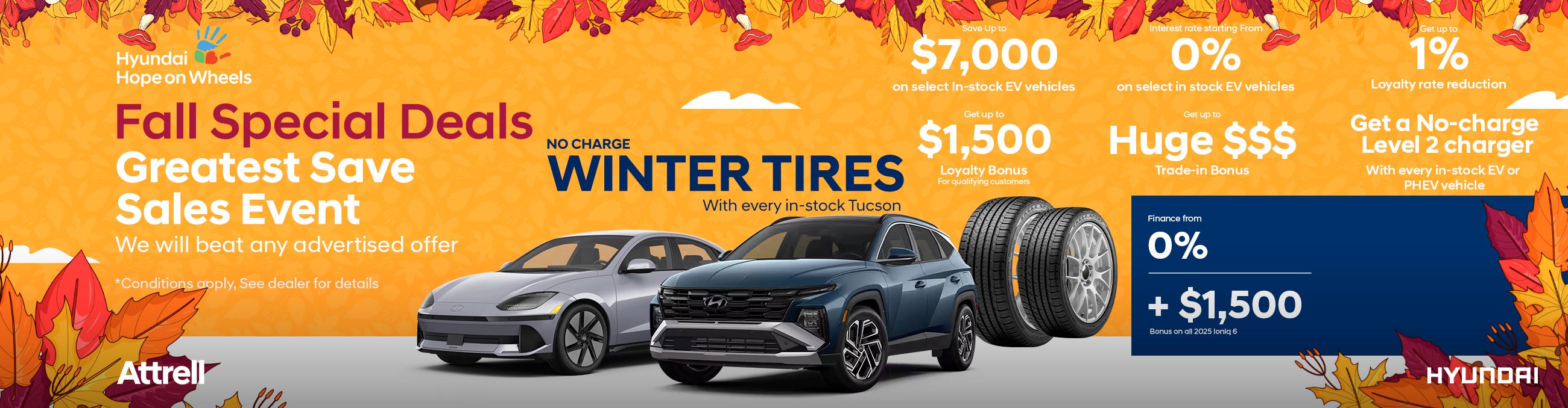 Fall Special Deals