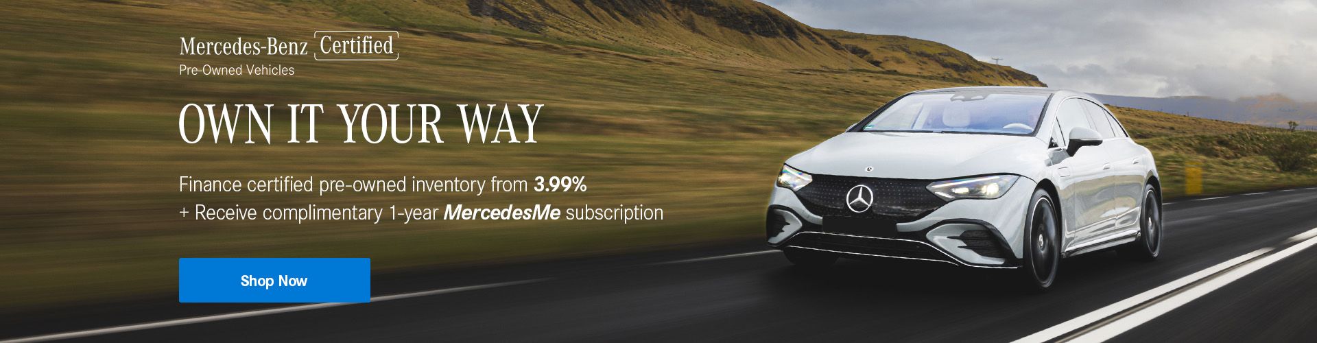 Certified pre-owned from 3.99%