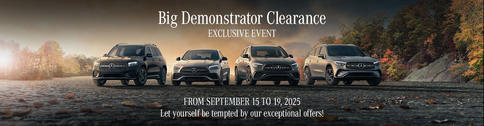 Big Demonstrator Clearance