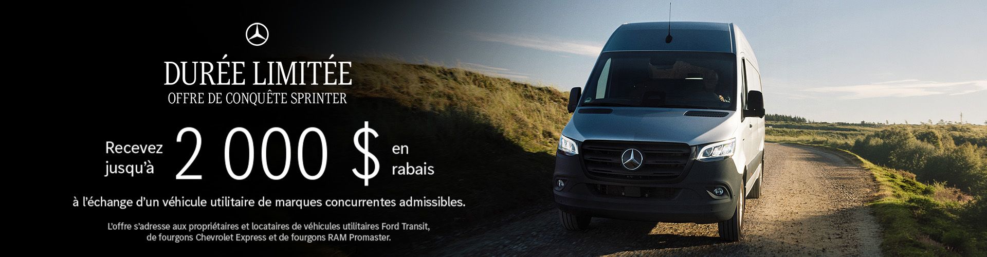 Duree Limitee Offre De Conquete Sprinter