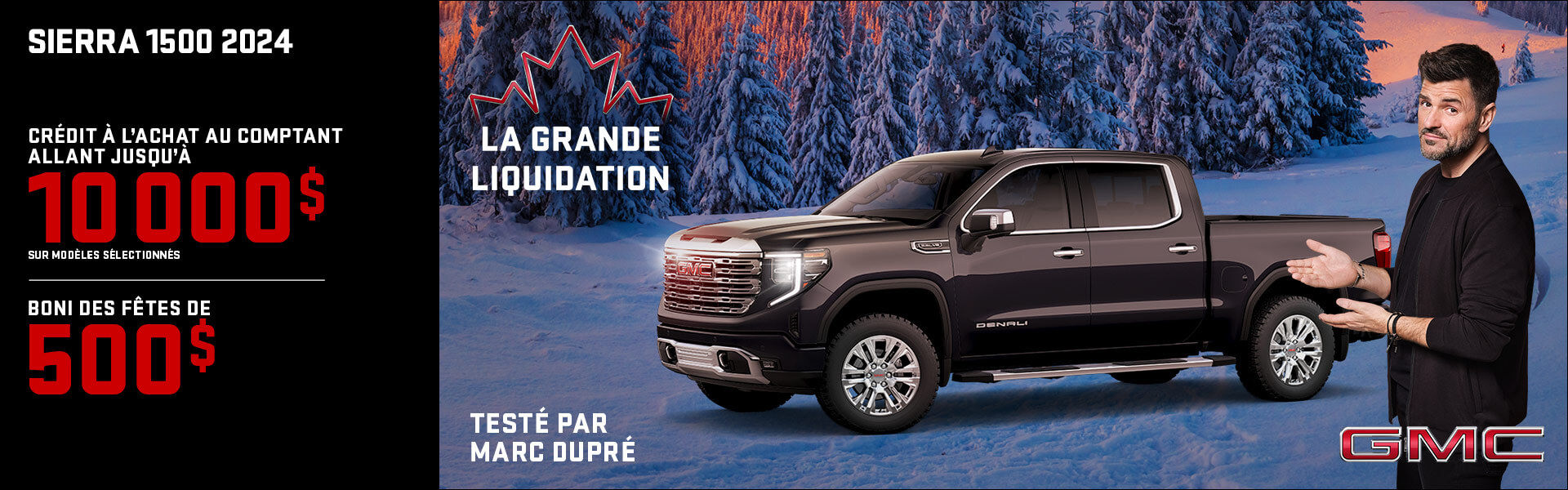 Évènement GMC Sierra 1500 2024 credit