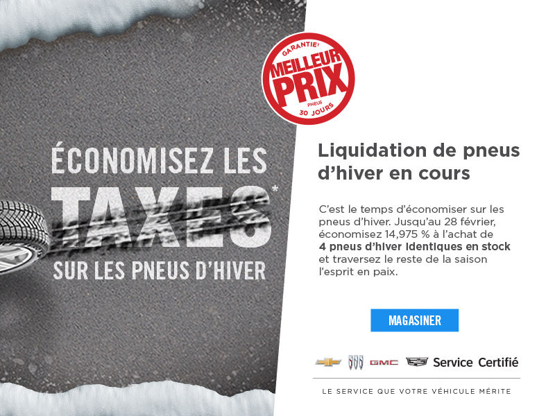 Économisez les taxes