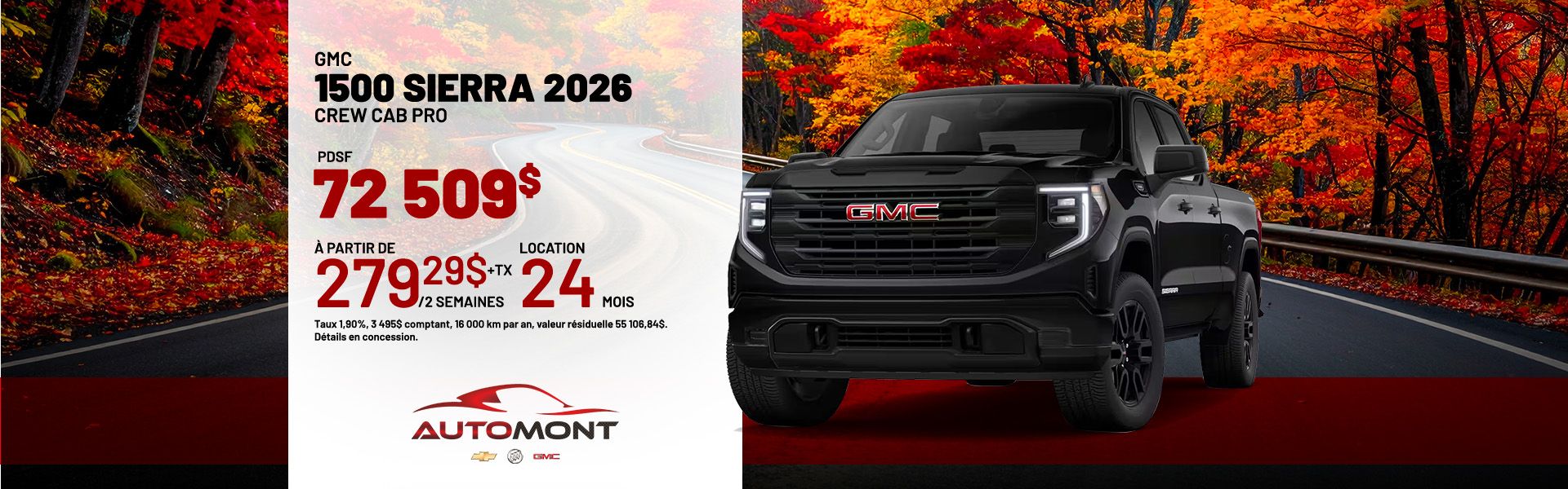 GMC 1500 Sierra Crew Cab Pro 2026