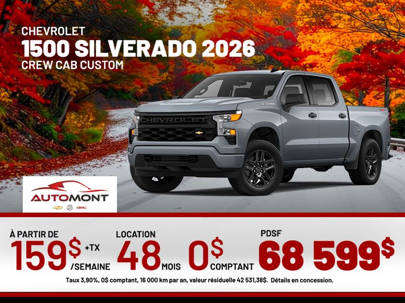 Chevrolet 1500 Silverado 2026