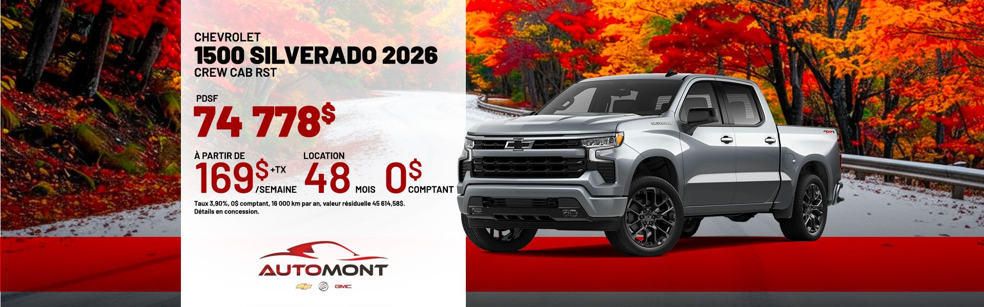 Chevrolet 1500 Silverado RST 2026