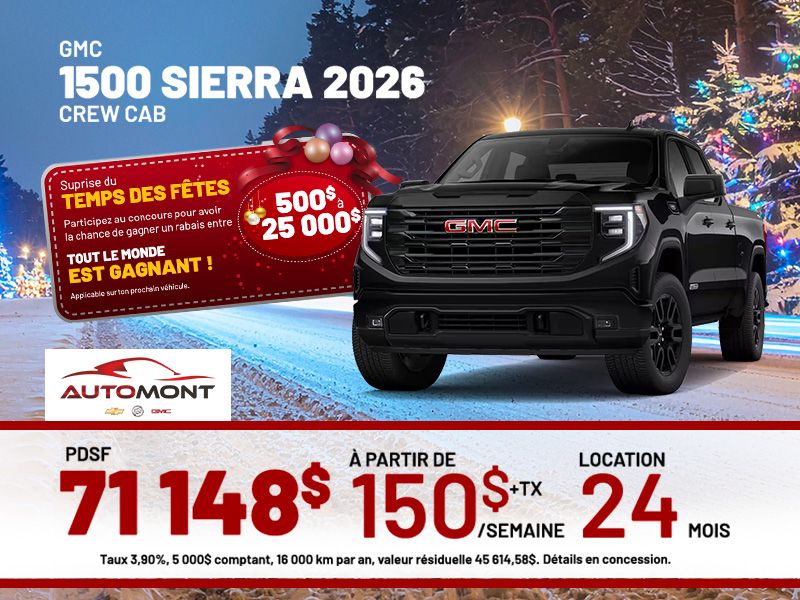 GMC 1500 Sierra Crew Cab 2026