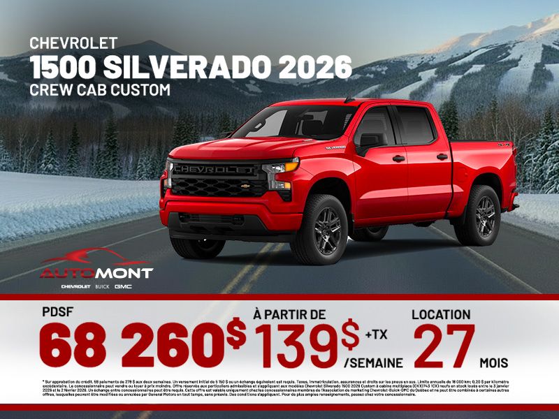 Chevrolet 1500 Silverado 2026