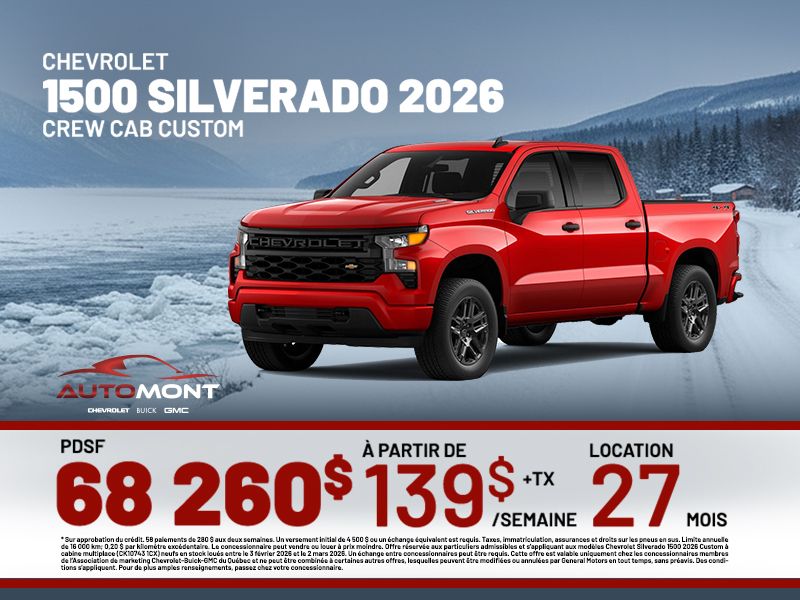 Chevrolet 1500 Silverado 2026