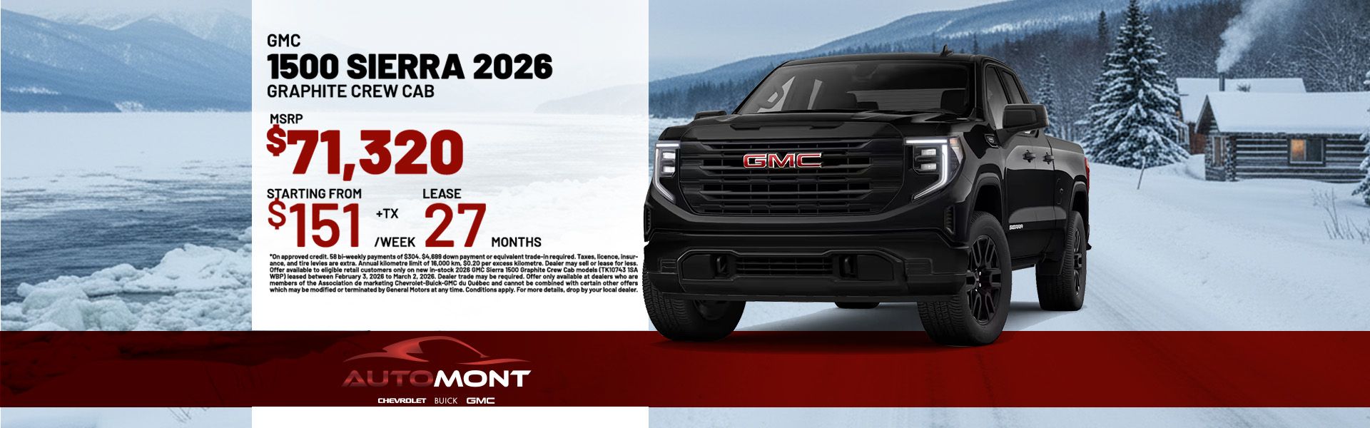 GMC 1500 Sierra Graphite Crew Cab 2026