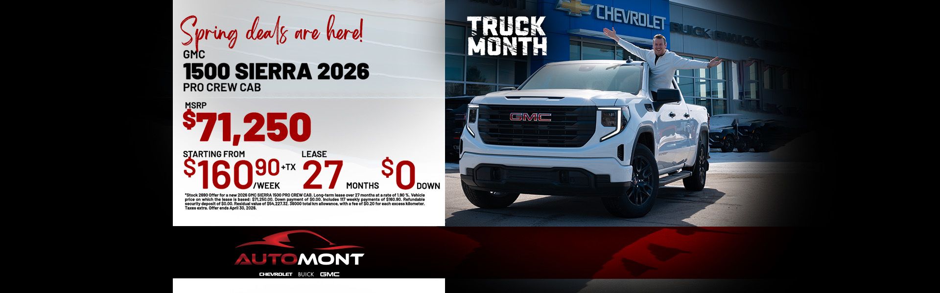 GMC 1500 Sierra Pro Crew Cab 2026