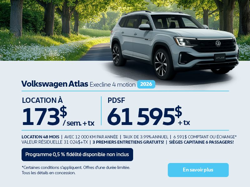 Volkswagen Atlas 2026