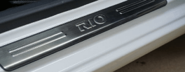 Half Price Special! 2018 - 2021 Kia Rio/Rio5 Aluminum Door Scuff Plates
