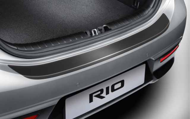 Half Price Special! 2018 - 2021 Kia Rio Sedan Rear Bumper Protection Film Black