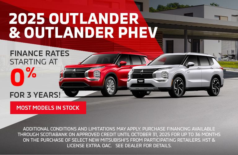 2025 Outlander & Outlander Phev
