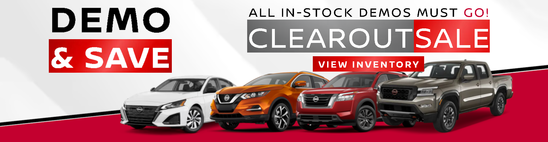 DEMO & SAVE CLEAROUT SALE