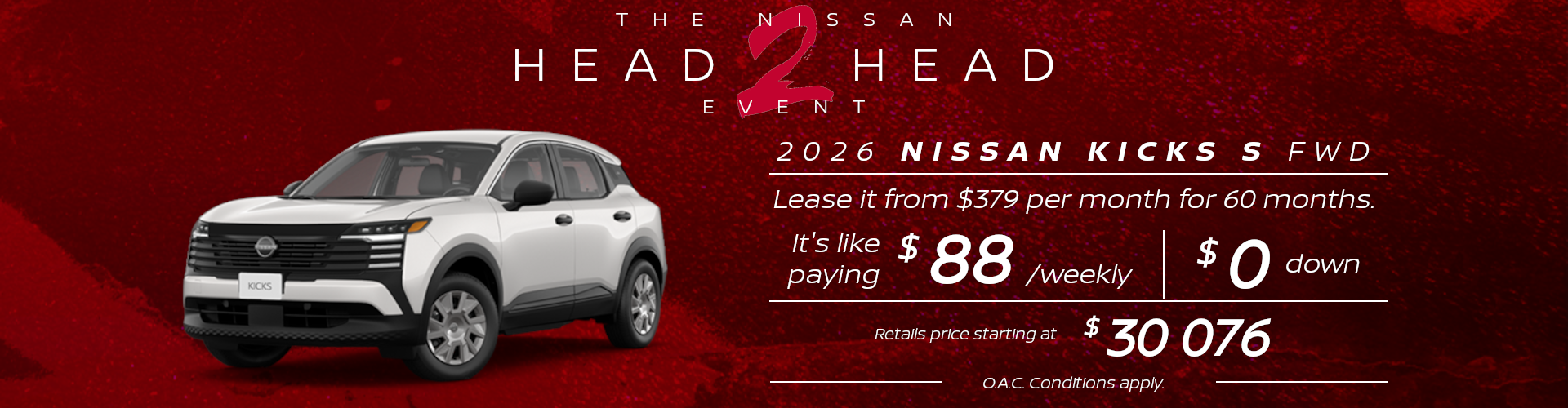 2026 NISSAN KICKS S FWD