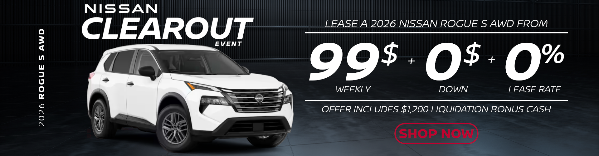 ROGUE S AWD LEASE OFFER