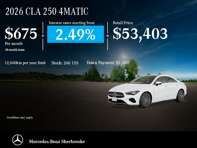 2026 Mercedes-Benz CLA 250 4MATIC