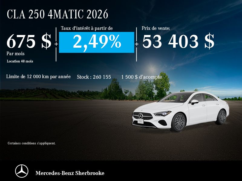 Mercedes-Benz CLA 250 4MATIC 2026