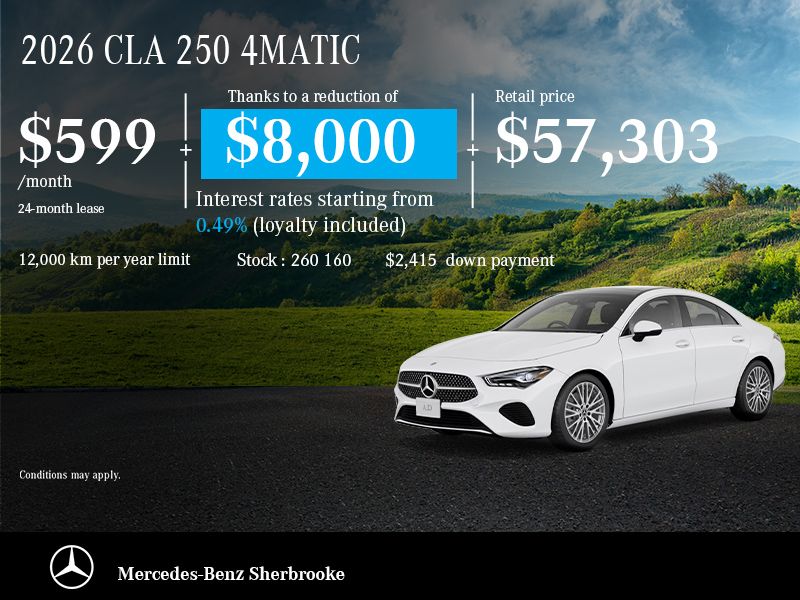 2026 Mercedes-Benz CLA 250 4MATIC