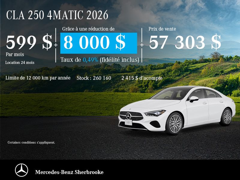 Mercedes-Benz CLA 250 4MATIC 2026
