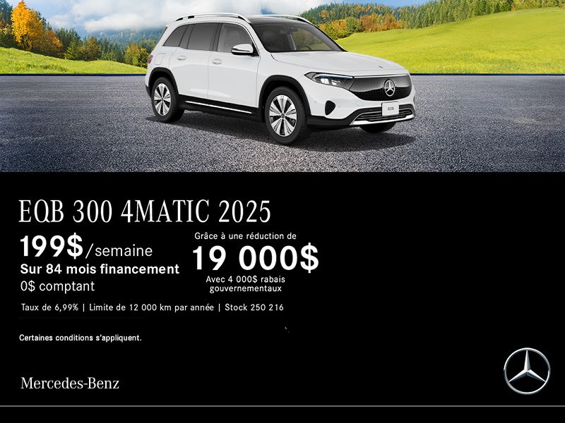 La Mercedes-Benz EQB 300 4MATIC 2025