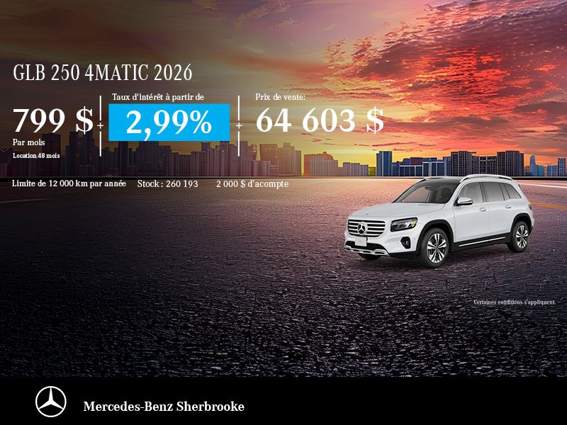 GLB250 4MATIC 2026
