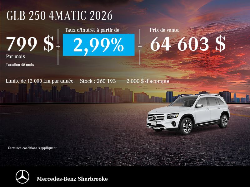 GLB250 4MATIC 2026
