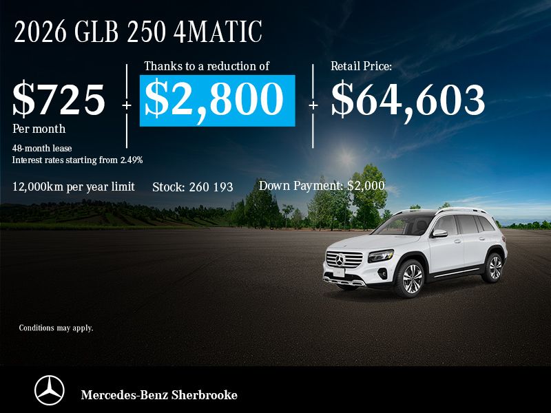 2026 Mercedes-Benz GLB 250 4MATIC