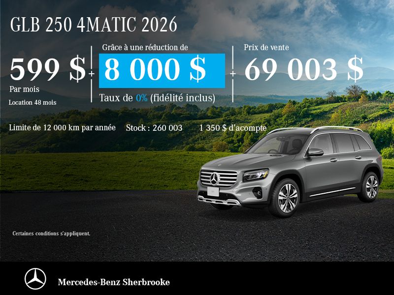 Mercedes-Benz GLB 250 4MATIC 2026