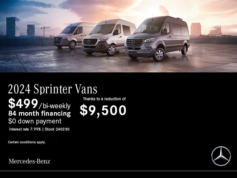 2024 Mercedes-Benz Sprinter Vans