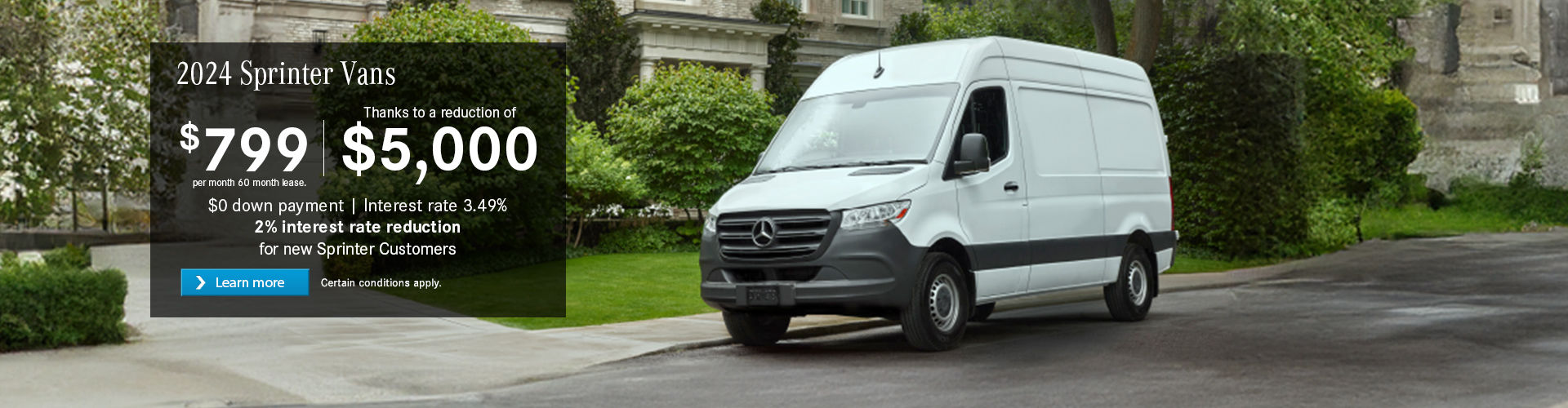 Mercedes-Benz 2024 Sprinter Vans