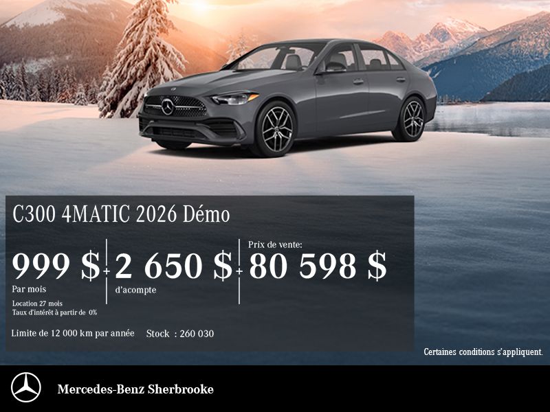 Mercedes-Benz C300 4MATIC 2026