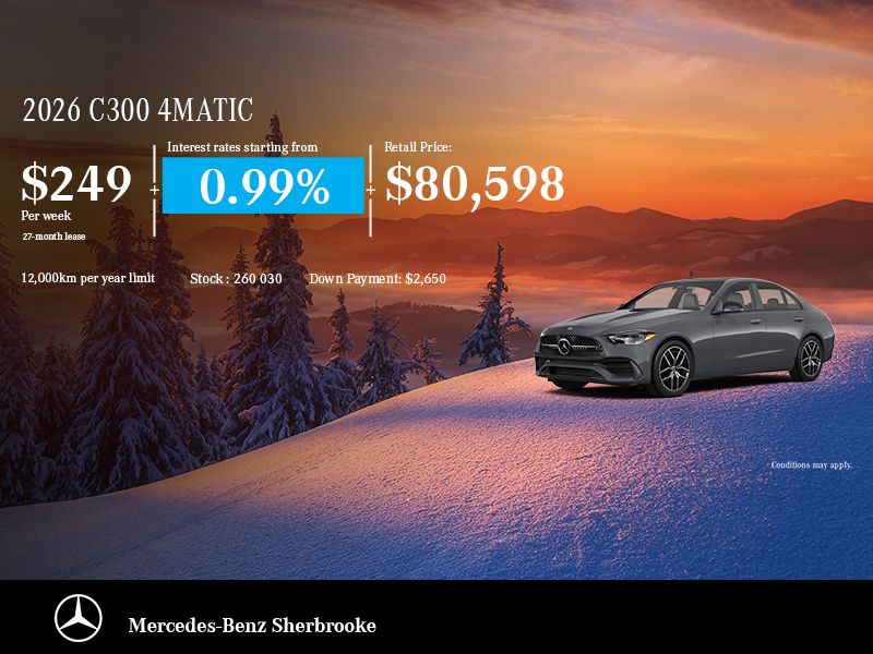 The 2026 Mercedes-Benz C300 4MATIC