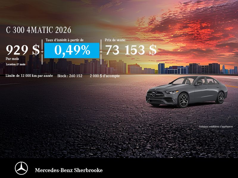 Mercedes-Benz C300 4MATIC 2026