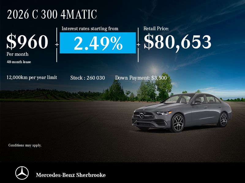2026 Mercedes-Benz C 300 4MATIC