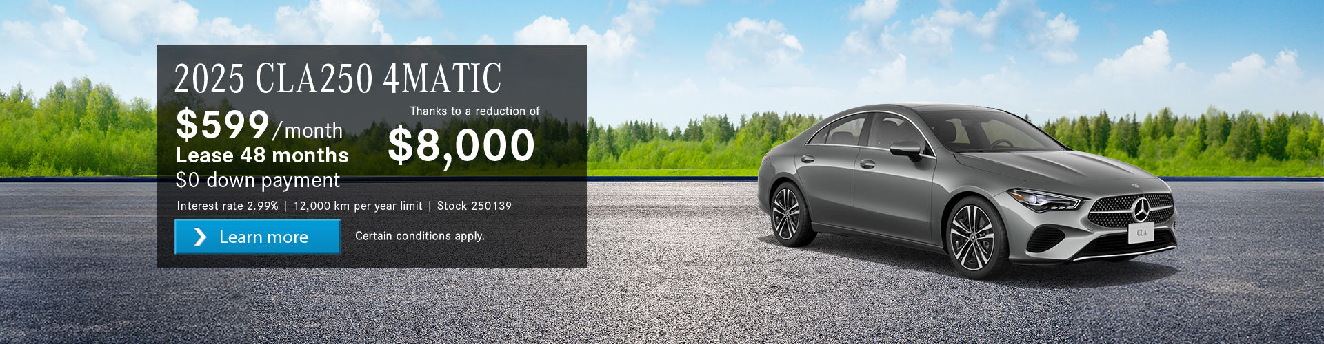 The 2025 Mercedes-Benz CLA 250 4MATIC